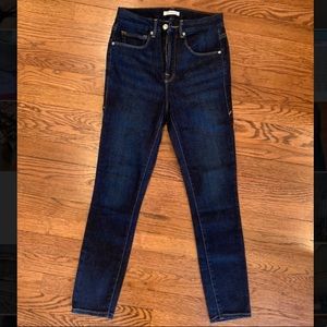 Good American dark wash jean